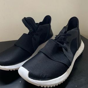 Black adidas shoes